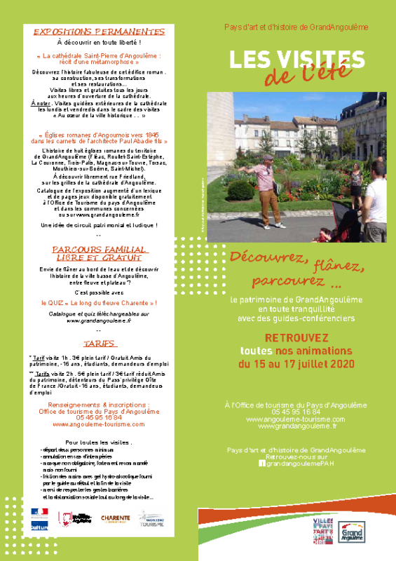 Programme du 15 au17 juillet