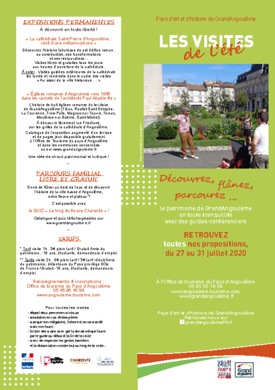 Programme du 27 au 31 juillet