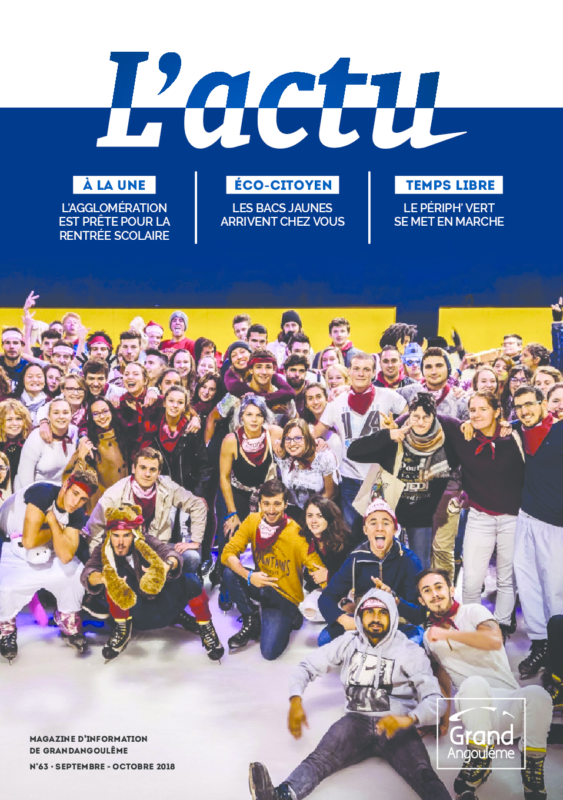 L’actu n°63 / Septembre – octobre 2018