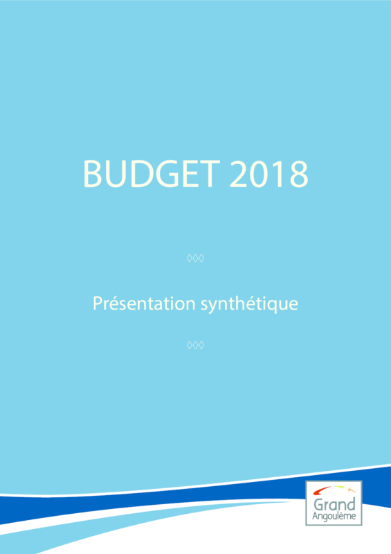 Présentation synthétique du budget 2018