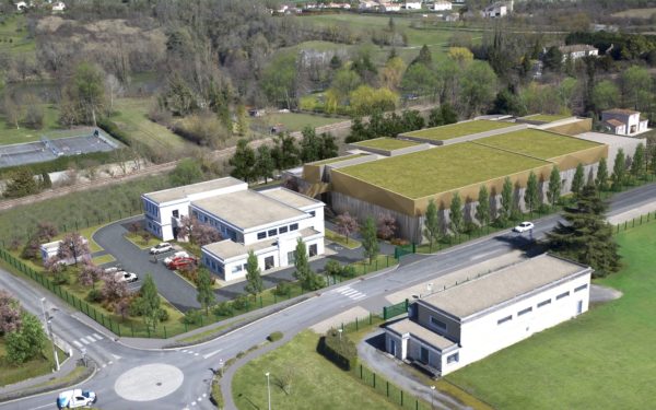 Usine du Pontil vue sud STEREAU et VIGIER GENIE CIVIL