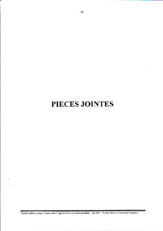 PIECES JOINTES RAPPORT ET CONCLUSION