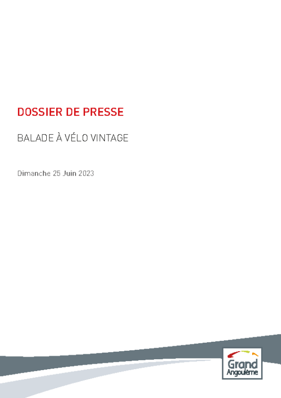 2306 Dossier de presse Balade à vélo vintage du 25 juin 2023