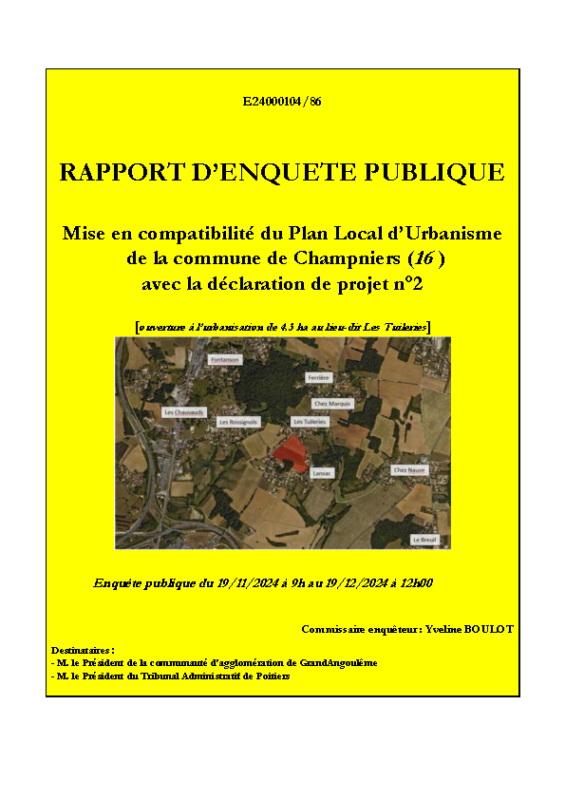 1 Rapport enquête publique