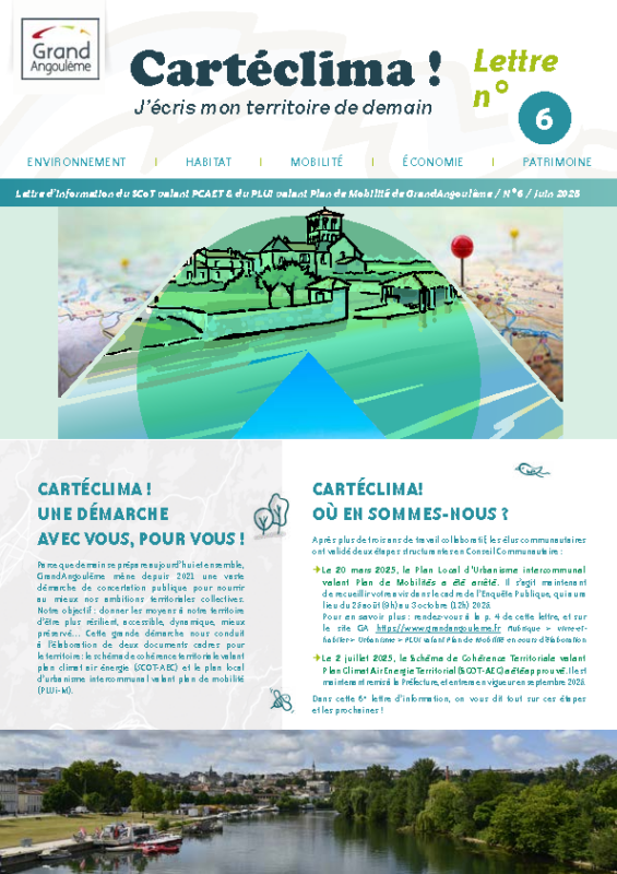 Lettre d’information Carteclima n°6