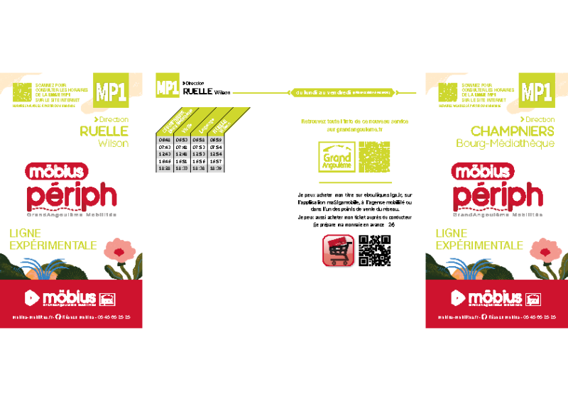 Fiche horaires MÖBIUS PERIPH