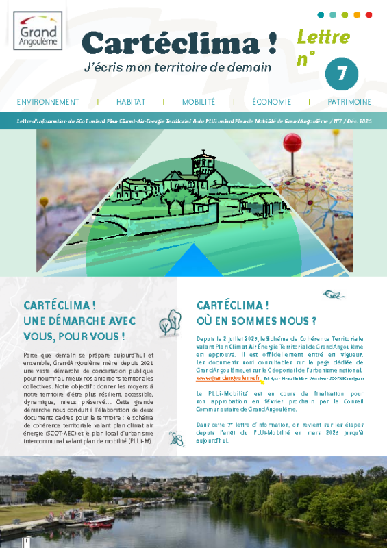Lettre d&rsquo;information Cartéclima n°7