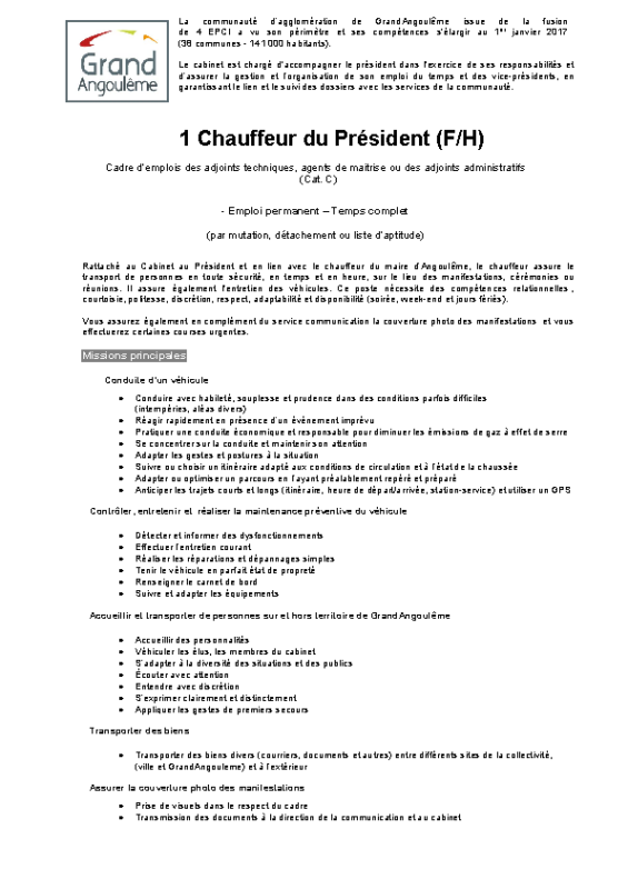 35- Appel à candidature