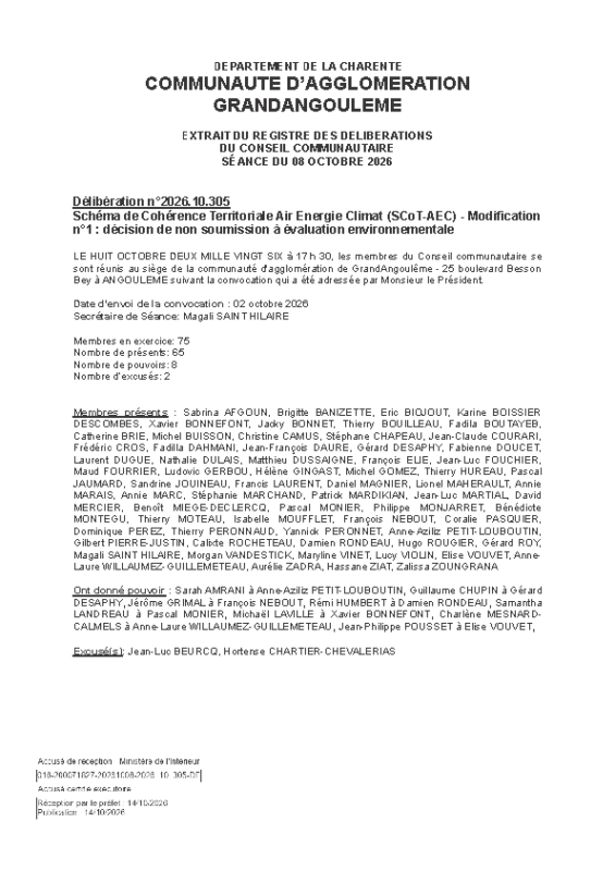 Dispense évaluation environnementale